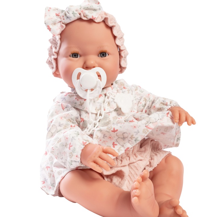 Baba lány baba, Bebelus Realista Mia Nacida Care Face Pipi, 42cm, Antonio Juan