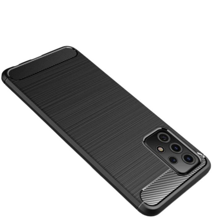 Husa silicon compatibila cu Samsung Galaxy A53 5G, Negru