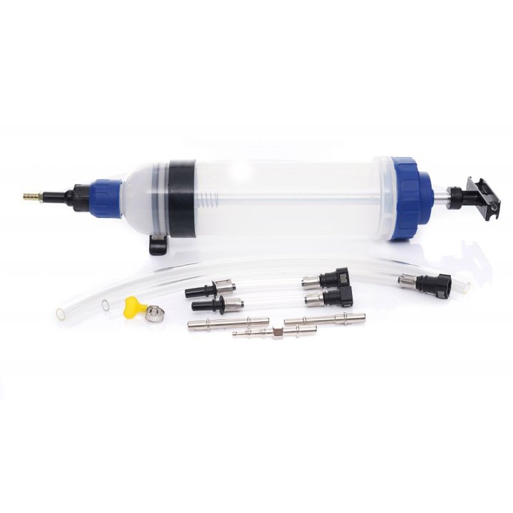 Спринцовка за поставяне/изваждане на течно спирачно масло, 1500 мл, Kraft&Dele KD1456