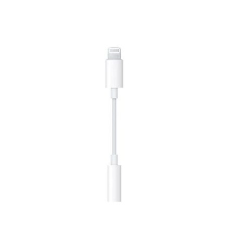 Adaptor Audio Original Apple, Lightning to Jack 3.5 Mm, Alb, Blister