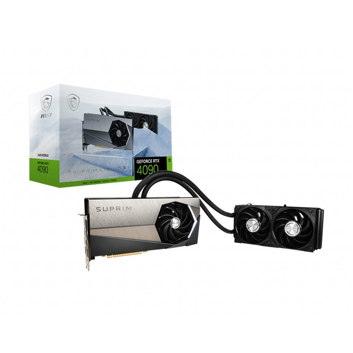 Placa video MSI GeForce RTX® 4090 SUPRIM LIQUID X, 24GB GDDR6X, 384-bit