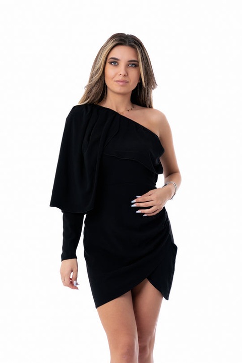 Rochie Adeona, Crep, Negru