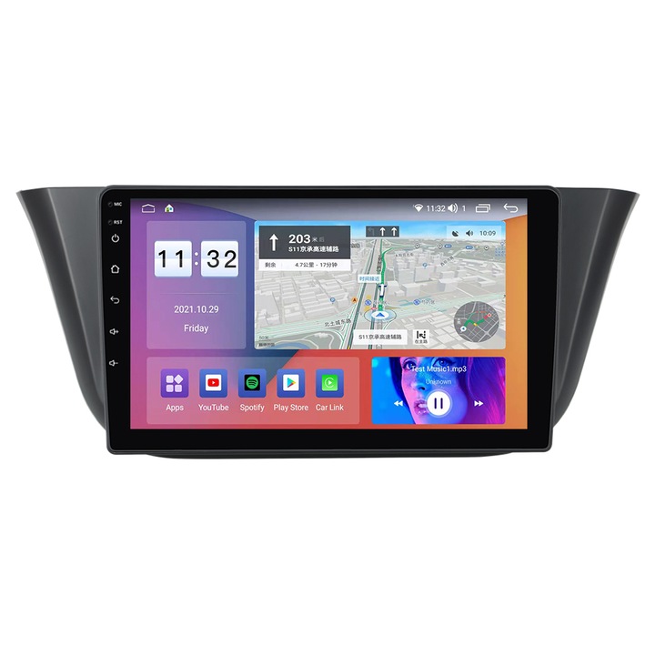 Navigatie Iveco Daily din 2013 - 2021, Android, Display 9 inch, 2GB RAM +32 GB ROM, Internet, 4G, Aplicatii, Waze, Wi Fi, Usb, Bluetooth