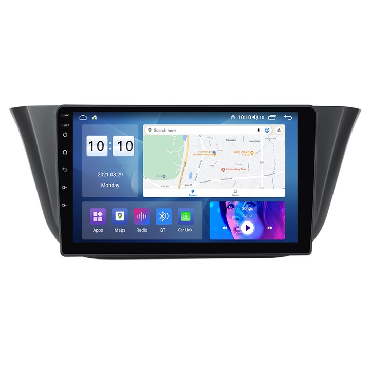 Navigatie Iveco Daily din 2013 - 2021, 4 GB RAM si 64 GB ROM, Slot Sim 4G, Procesor Octa Core, Carplay, Sunet DSP, Android, Aplicatii, Usb, Wi Fi, Bluetooth