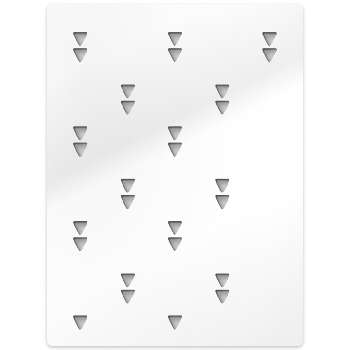 Dekoratív sablon, Falfestmények, Scandi háromszögek, Újrafelhasználható, 60 x 80 cm