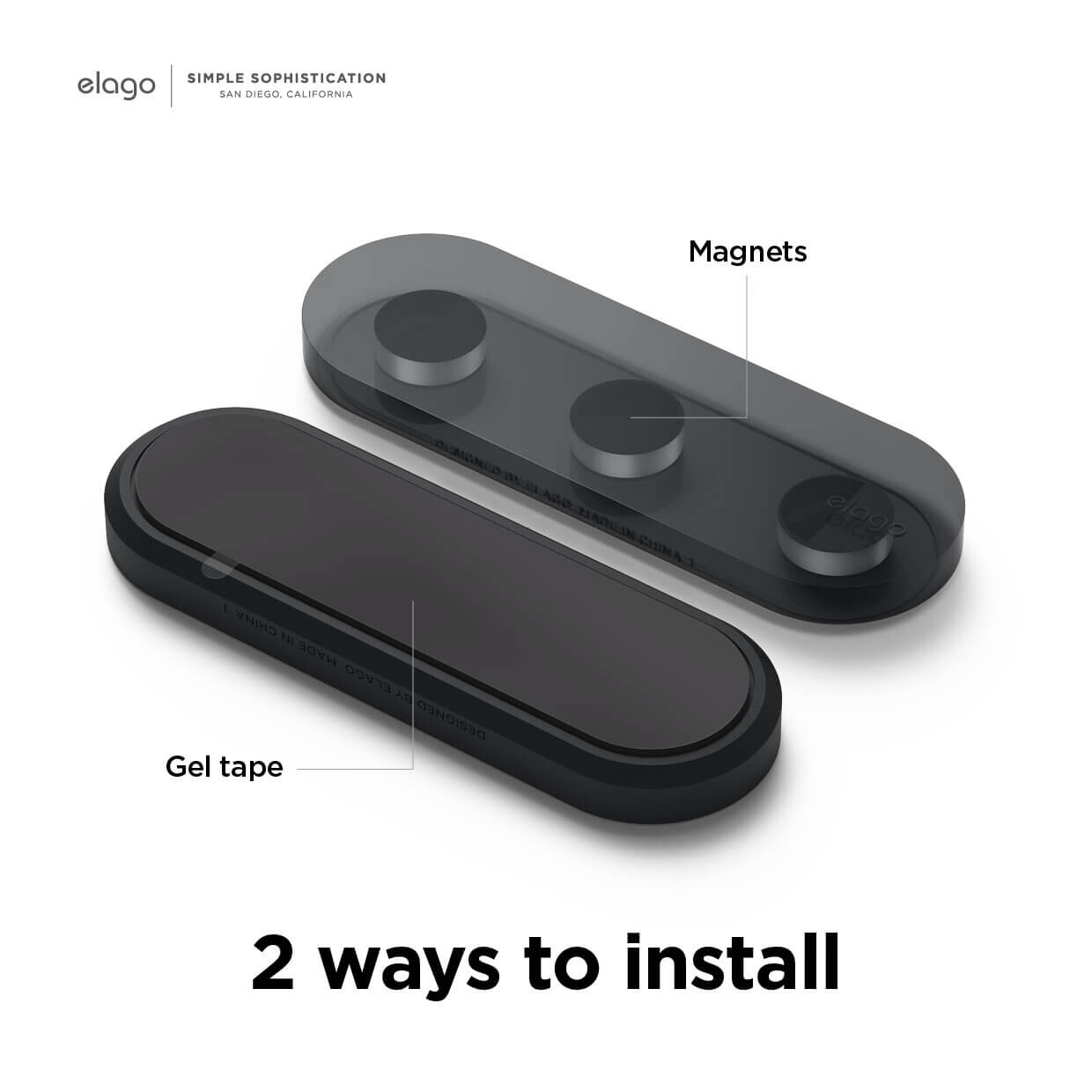 Elago Magnet Cable Management Buttons - магнитен органайзер за кабели ...