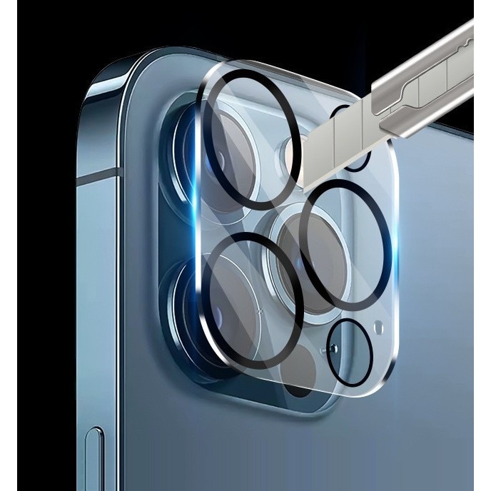 Folie Sticla pentru Protectie Camere compatibila cu iPhone 15 Pro si iPhone 15 Pro Max