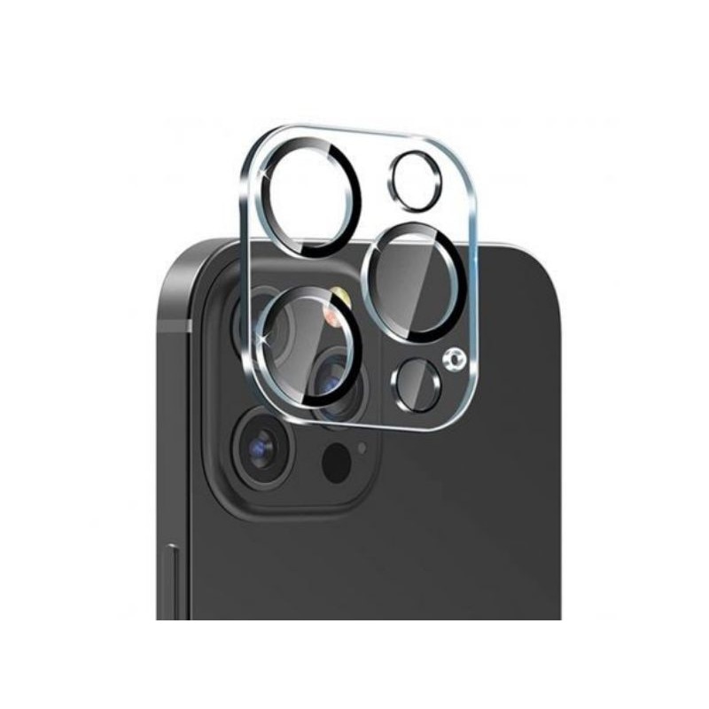 Folie Sticla pentru camera Apple iPhone 14 / 14 Plus, Transparent cu margini negre