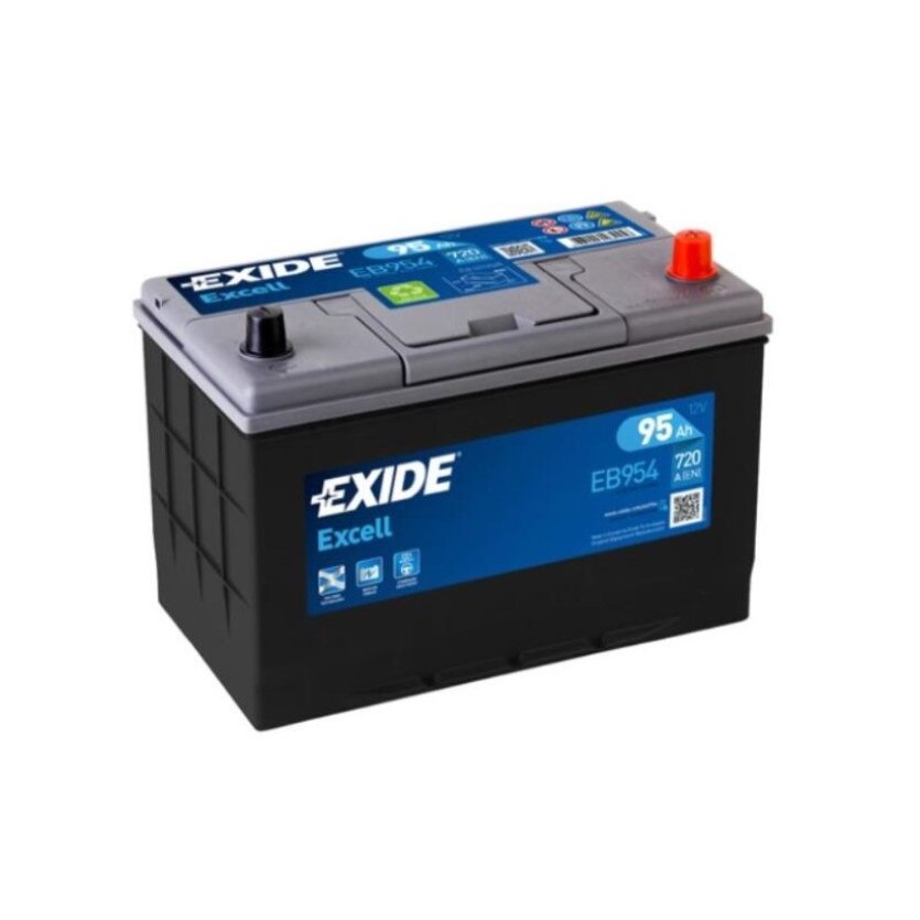 Exide EB954 Excell 12V 95Ah 760A Autobatterie