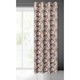 Завеса Eurofirany SIMONA, Метални халки, бежово и кафяво с цветя, 140x250 см