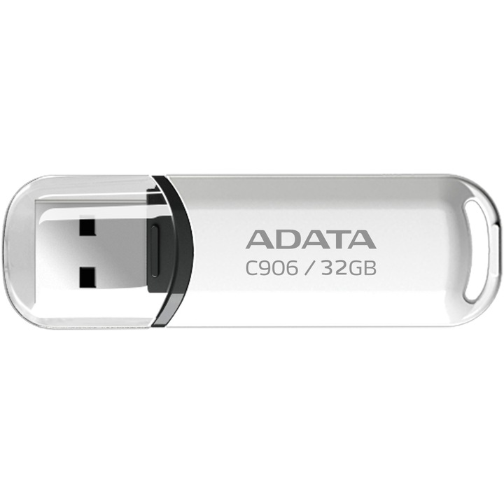 Memorie USB ADATA C906, 32GB, USB 2.0, Alb