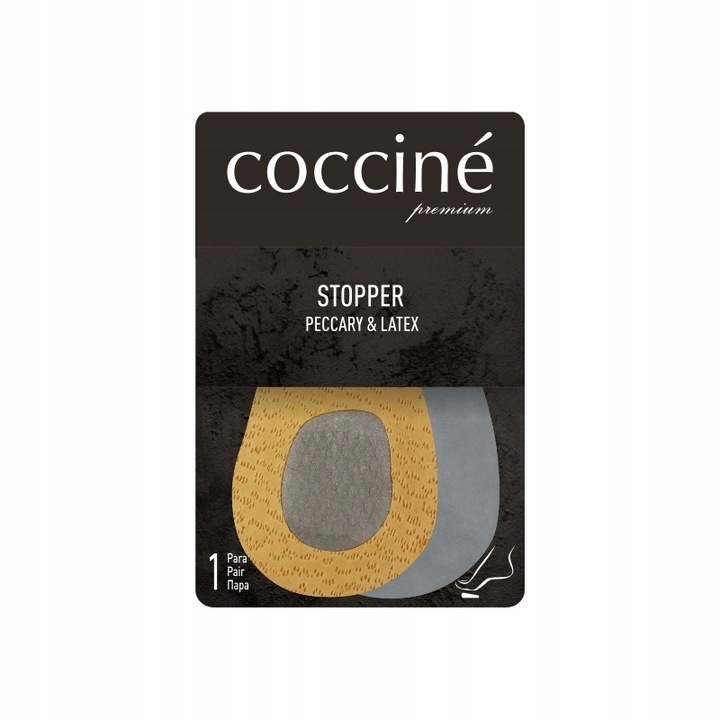 2 db Coccine talpbetét készlet, természetes bőr / latex, bézs