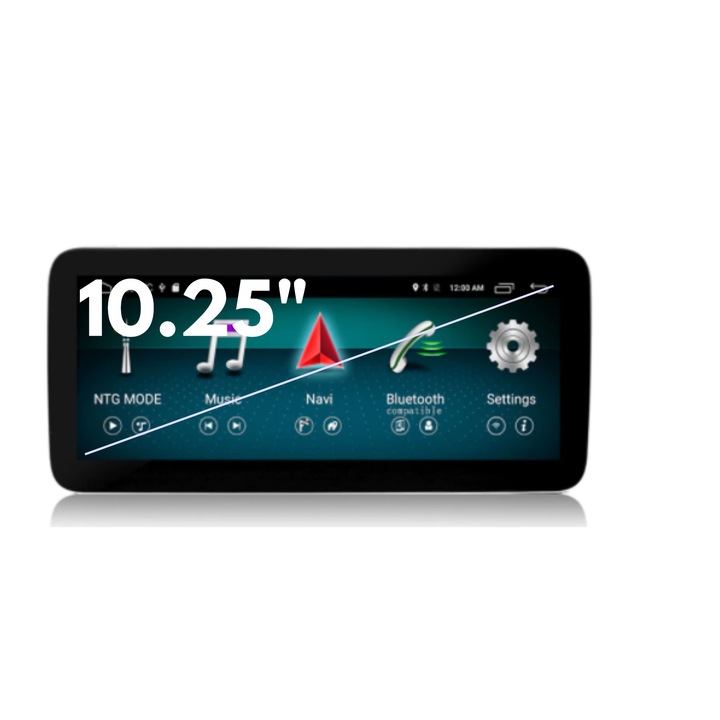 Мултимедия с навигация ZT, за MERCEDES-BENZ A-W176/GLA-X156/CLA-C117/G-W463 2013-2019, 10.25 inch, Android, 8+4+64, 9407