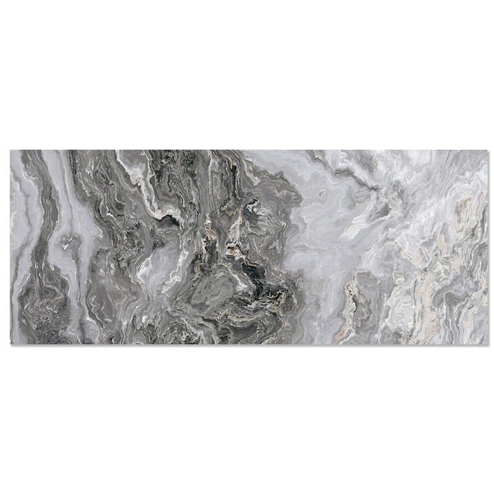 Faianta rectificata Azul Anthracite, 30 x 75, lucioasa, 1.35 mp/cutie