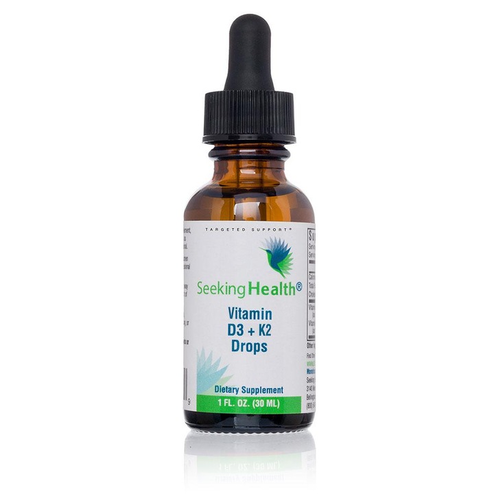 Picaturi, Optimal Vitamin, D3 + K2, Pentru circulatie si imunitate, 30ml