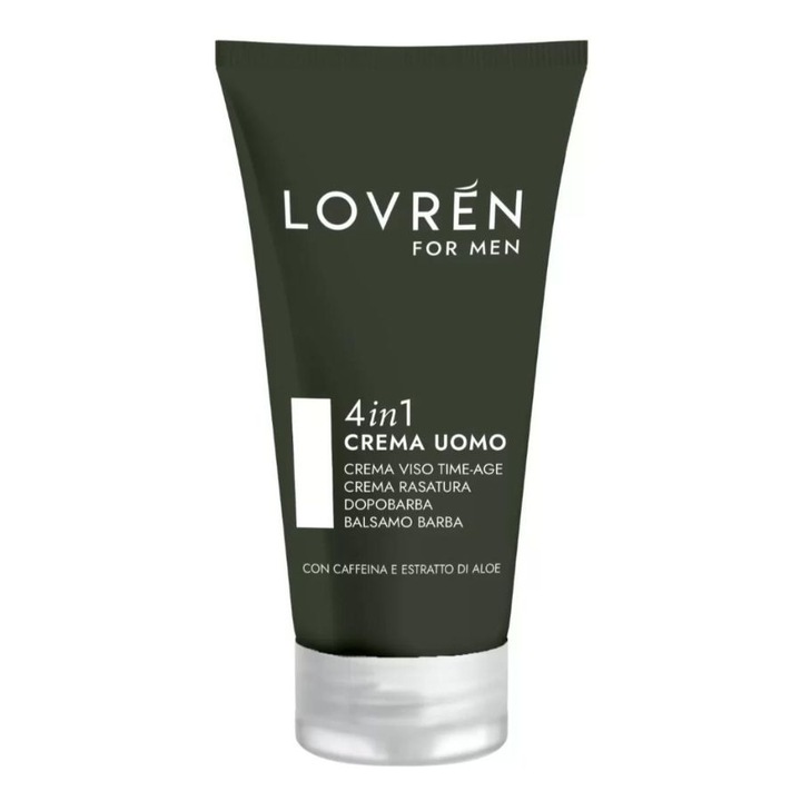 Lovren 4in1 Arckrém férfiaknak koffeinnel és Aloe Vera kivonattal 100 ml