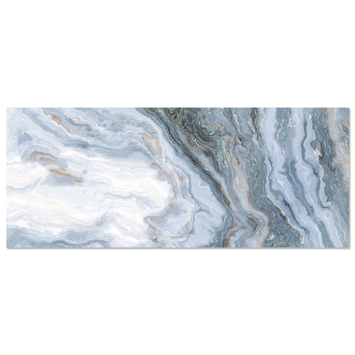 Faianta rectificata Azul Blue, 30 x 75, lucioasa, 1.35 mp/cutie