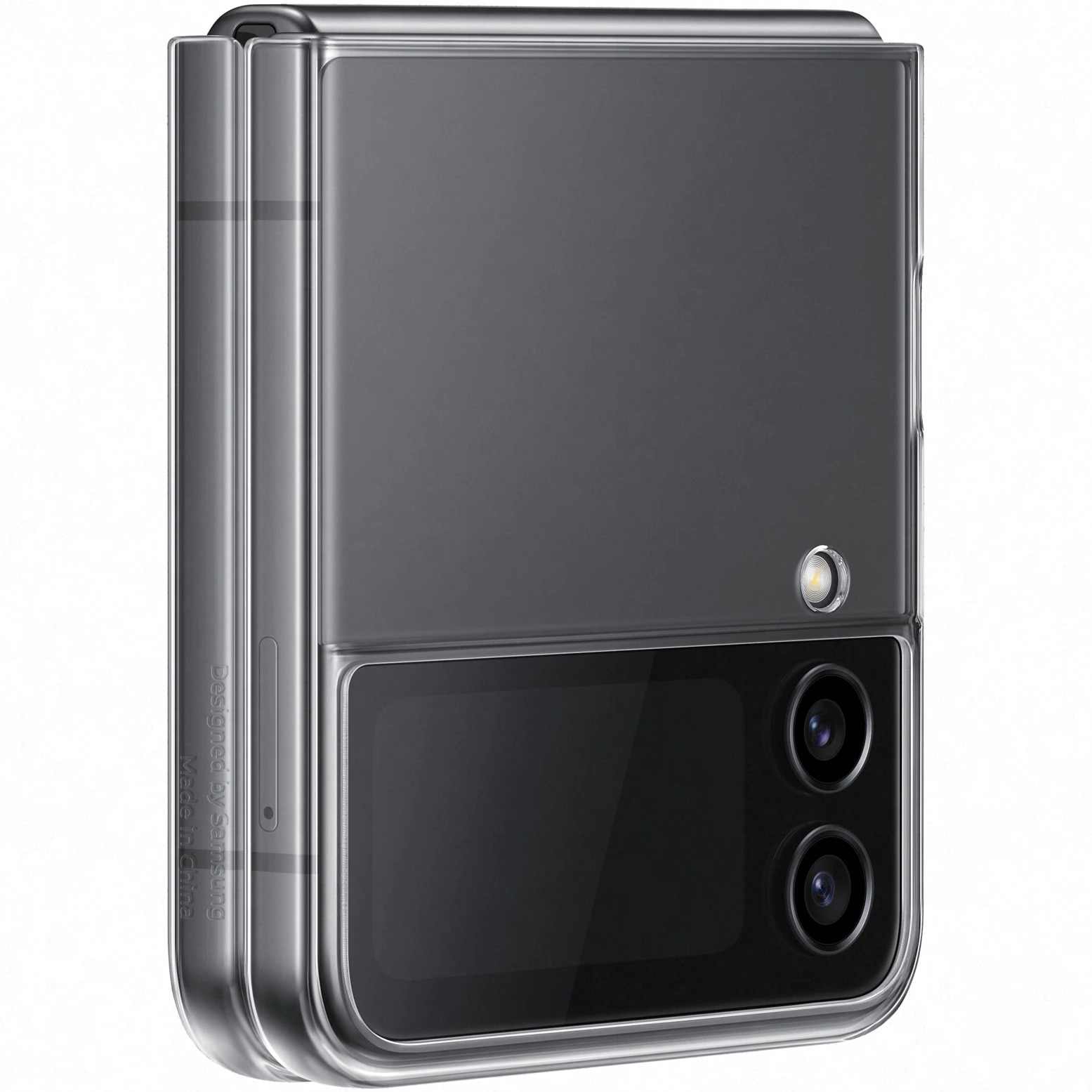 Husa Policarbon PremiumCell pentru Samsung Z Flip 4, Protectie Antisoc, Transparenta, Ultraslim