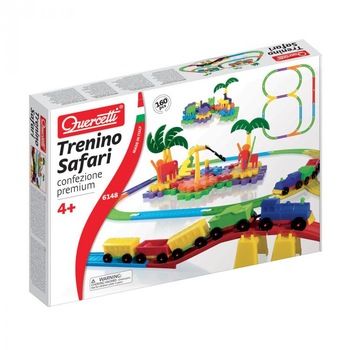 Set de constructii Quercetti Trenino Safari Set de constructii Quercetti Trenino Safari