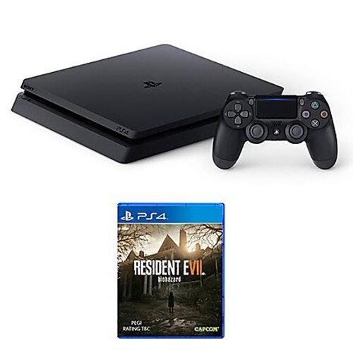 Consola Sony PlayStation 4 Slim, 1TB, Black + Joc Resident Evil 7 Consola Sony PlayStation 4 Slim, 1TB, Black + Joc Resident Evil 7