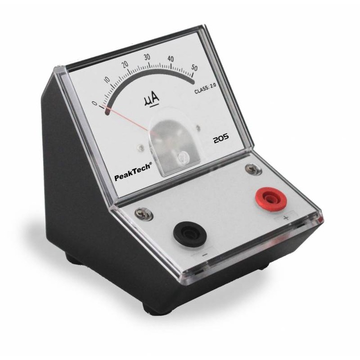 Microampermetru 0-50uA DC, uz didactic