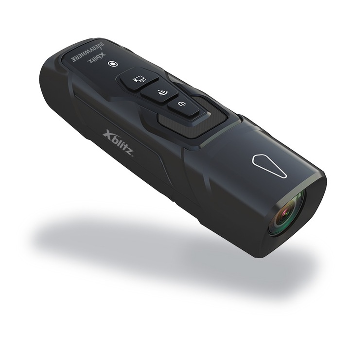 Camera DVR sport Xblitz Everywhere, Full HD, fata/spate, Wi-Fi, Negru