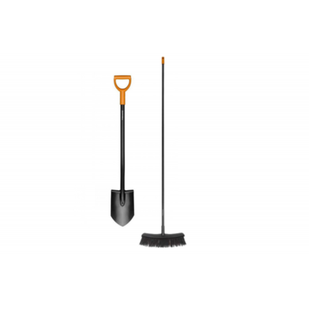 Лопата и Метла, Fiskars, Solid, Комплект - eMAG.bg