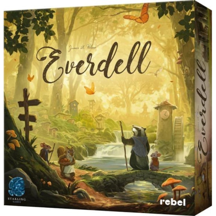 Игра Everdell, Rebel, 1-4 играча, 13 години+, Многоцветна