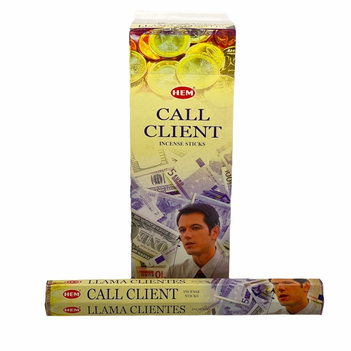Set betisoare parfumate HEM, CALL CLIENT, 6 cutii x 20 betisoare