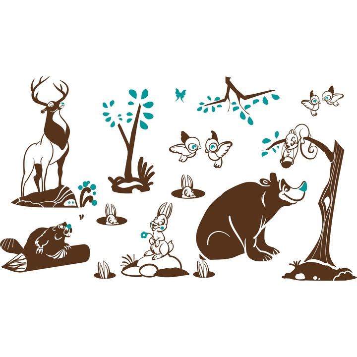 PoStar matrica, Állatok, Többfelületű