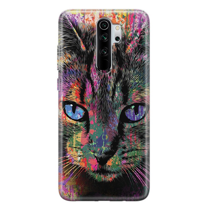 Силиконов калъф с уникален печат, съвместим с XIAOMI REDMI NOTE 8 PRO Silicone Pussycat