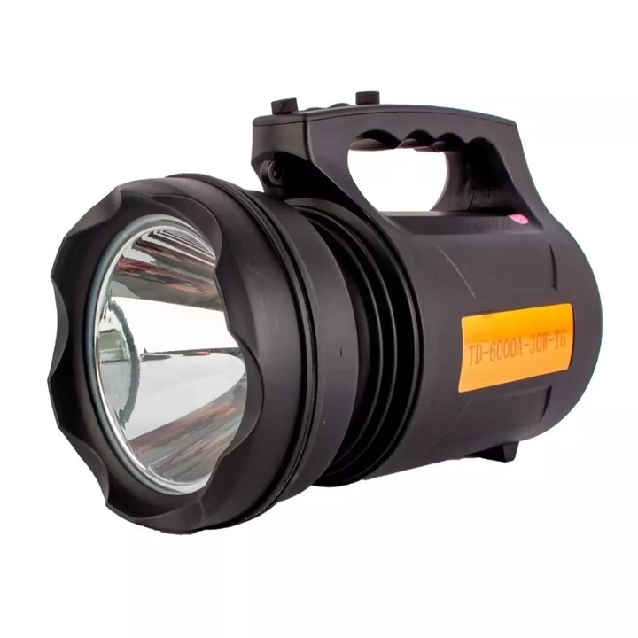 Ръчно фенерче, 30 W, черно