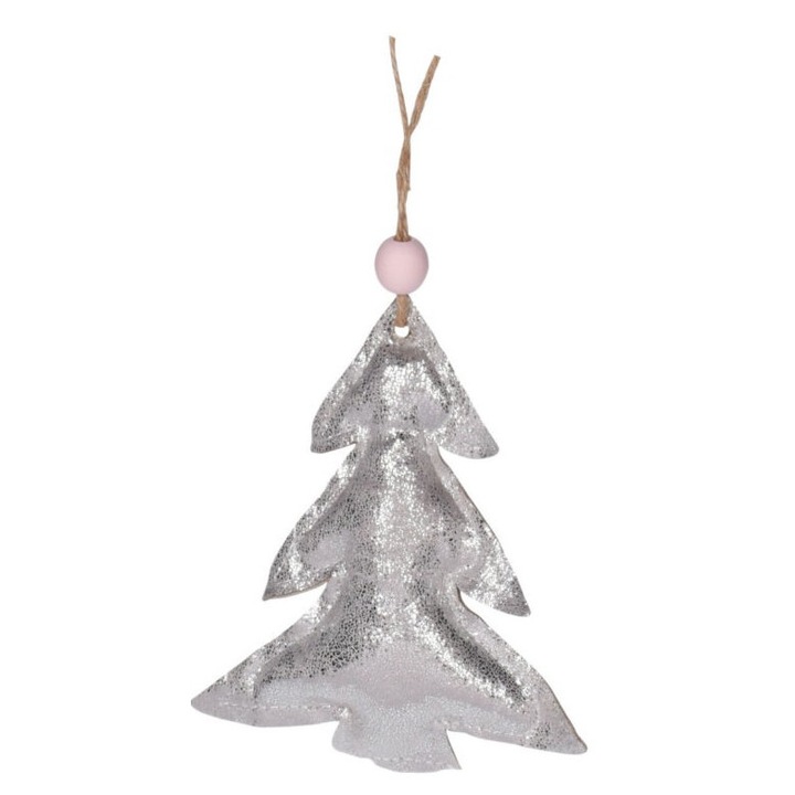 Decoratiune de Craciun, 9 cm, Argintiu