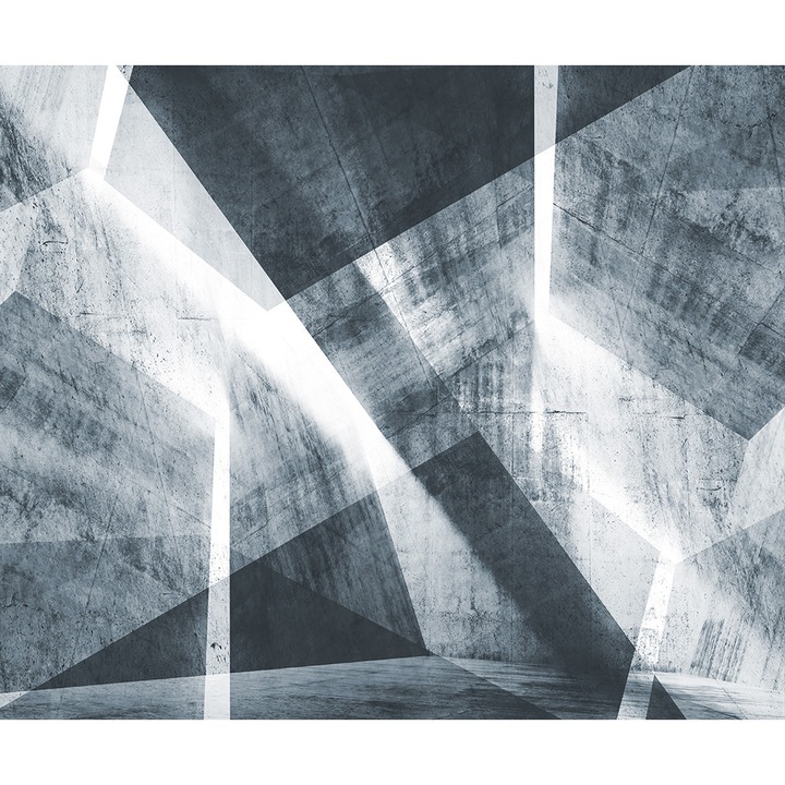 Absztrakt tapéta, PoStar, Szintetikus szálak, 300x254 cm, Szürke