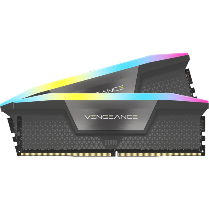 Памет Corsair VENGEANCE® RGB 32GB (2x16GB) DDR5 5600MT/s CL36, AMD EXPO, Dual Channel Kit