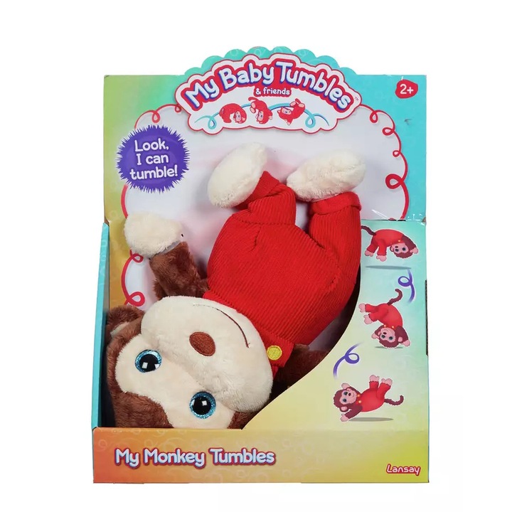 Jucarie interactiva Lansay - My monkey tumbles