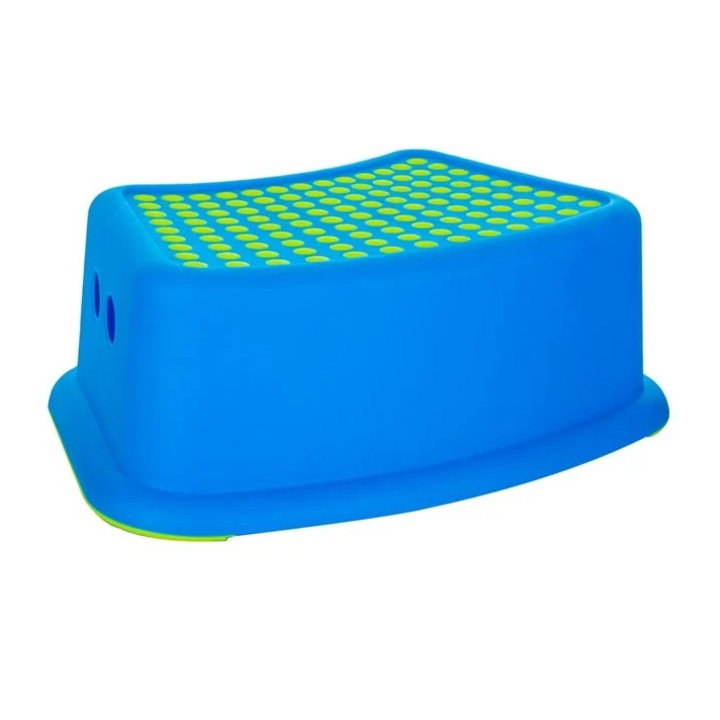 Treapta din plastic pentru copii, Kopenpal, Albastru, 31x18x13,5 cm