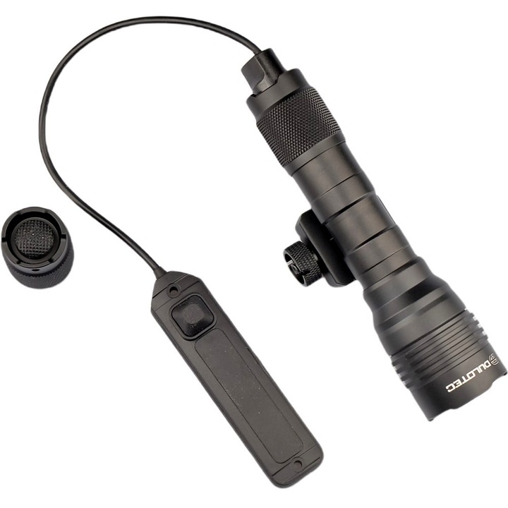 Фенер Dulotec G20, бърз безшумен спусък, за карабина, пушка, вграден крепеж за пикатини