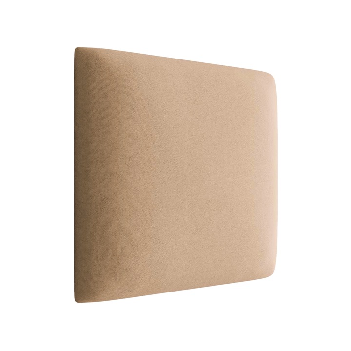RomDeko kárpitozott 3D panel, dekoratív és szigetelő, öntapadós, Mérete 30x30 cm, Krémszínű