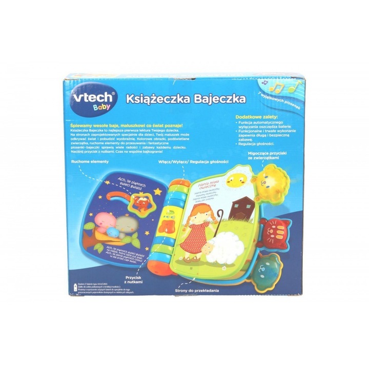 Интерактивна книга с приказки на Vtech, Многоцветна