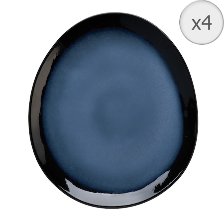 Set 4 farfurii ovale Art of dining by Heinner Serenity, ceramica, 28cm