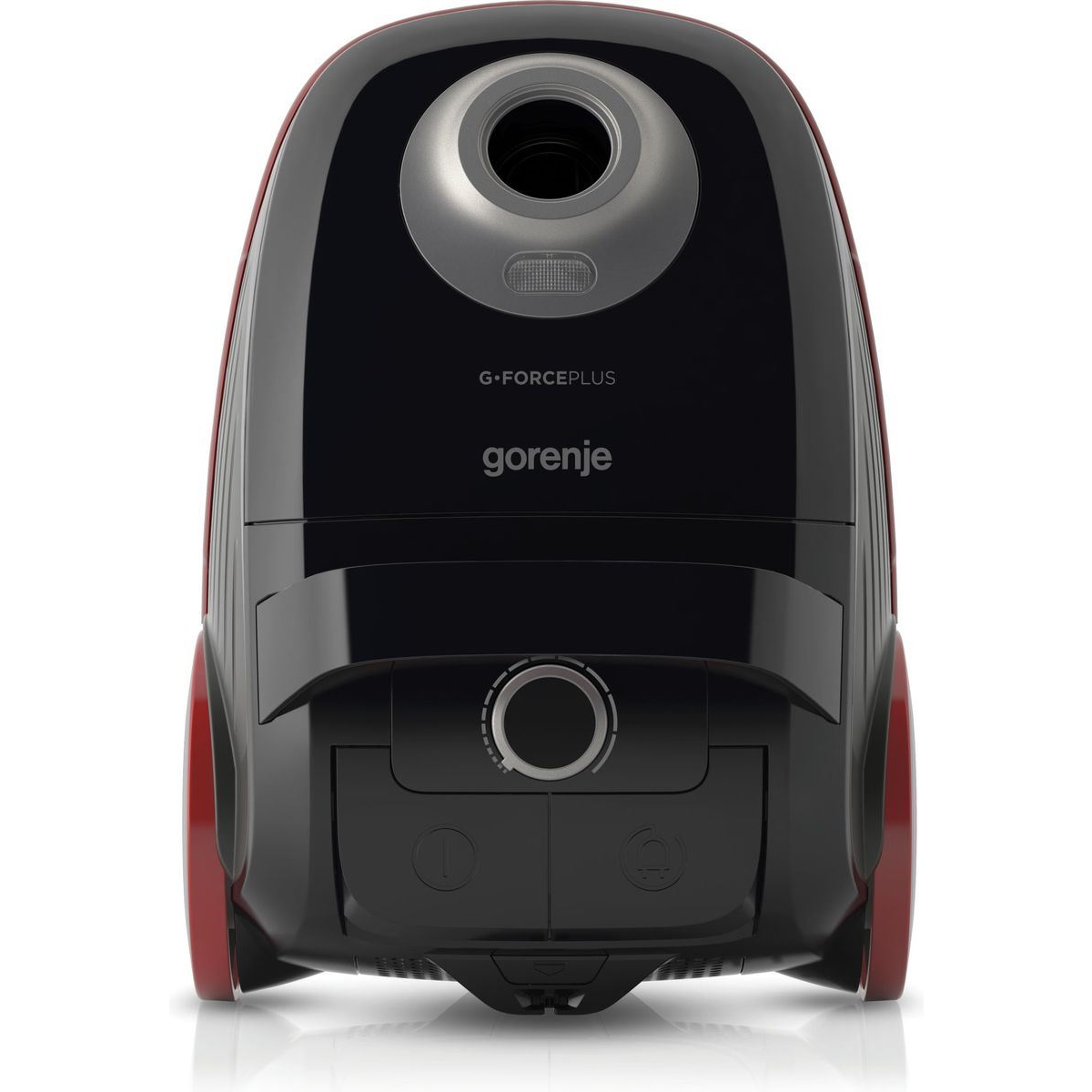 Aspirator, Gorenje, Cu sac de praf, Negru/Rosu