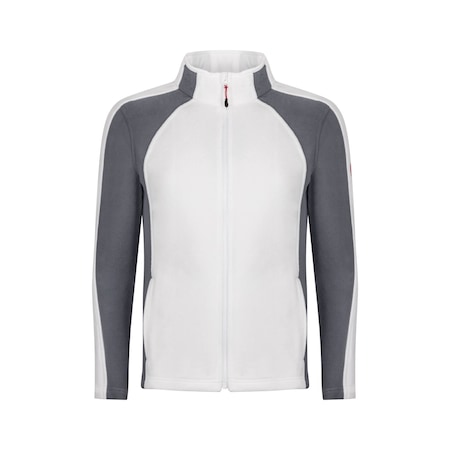 Engelbert Strauss E.s. Microflece Dryplexx Jacket Micro White/Black/Grey (Grey, Grey - Foto 4