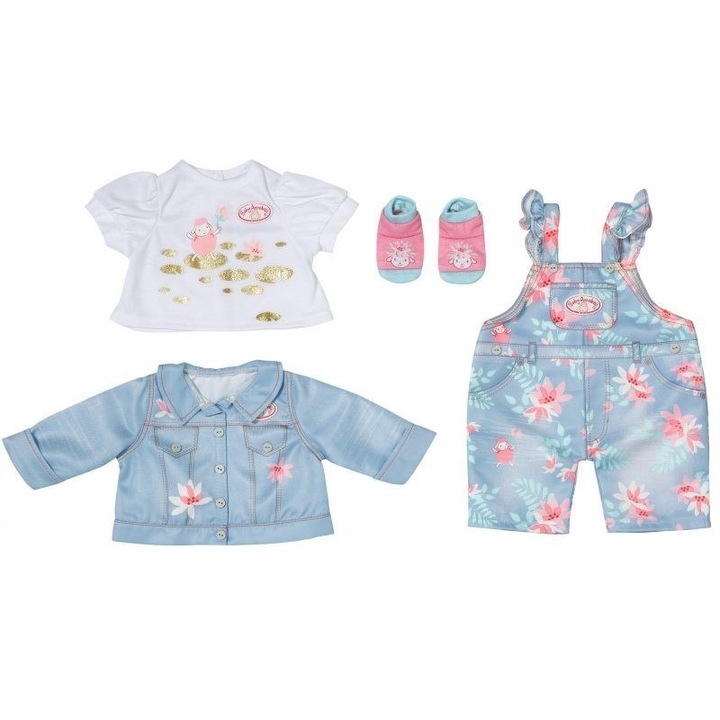 Zapf babaruha szett Baby Annabellnek, Multicolor