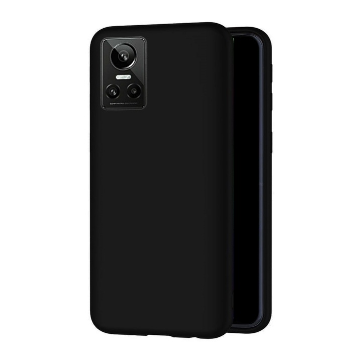 Кейс за телефон Realme GT Neo 3 - черен силиконов кейс