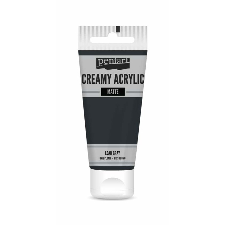 Pentart Кремообразна акрилна боя мат 60 ml черна