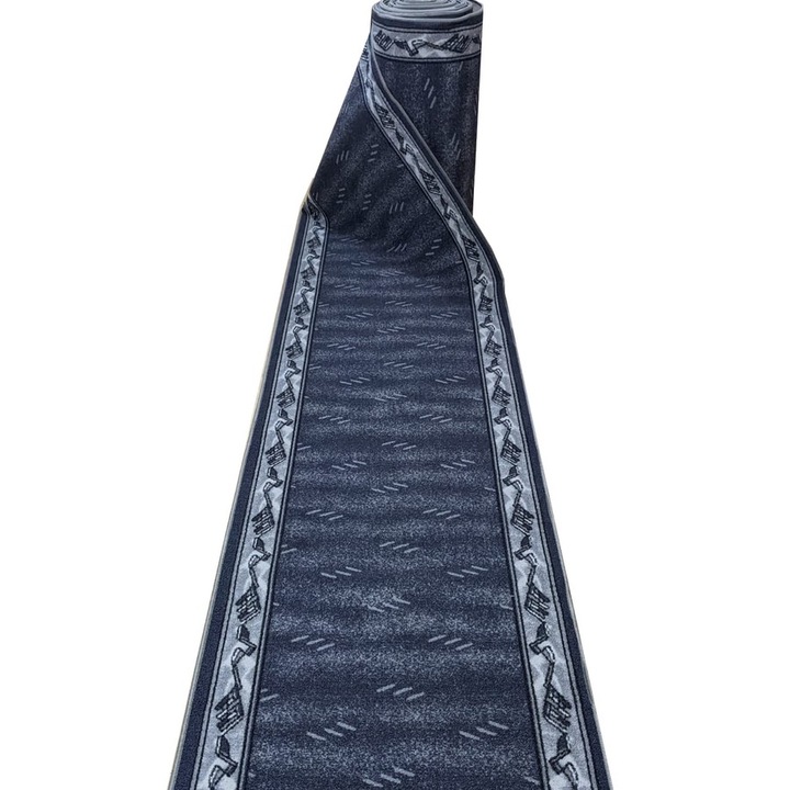 Traversa Adim, Gri, Suport Cauciuc, 80 x 600 cm