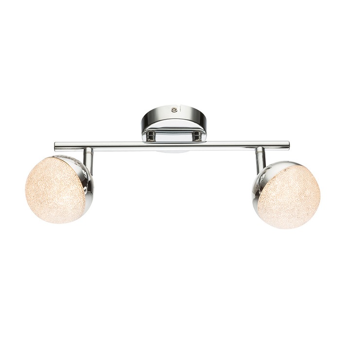 Bila csillár, Agora Lighting, acél/akril, LED, króm