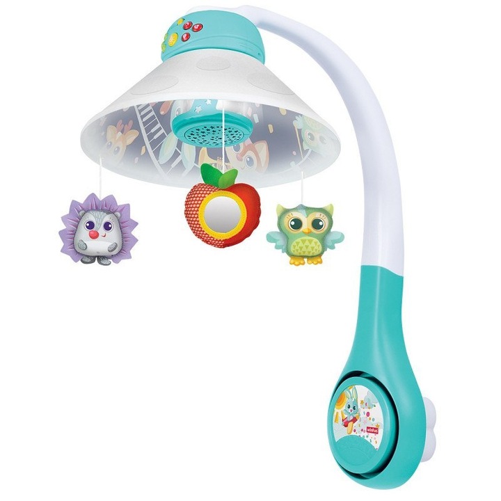 Lampa de veghe 3in1 Smily Play, atasat la patut/noptiera, Multicolor