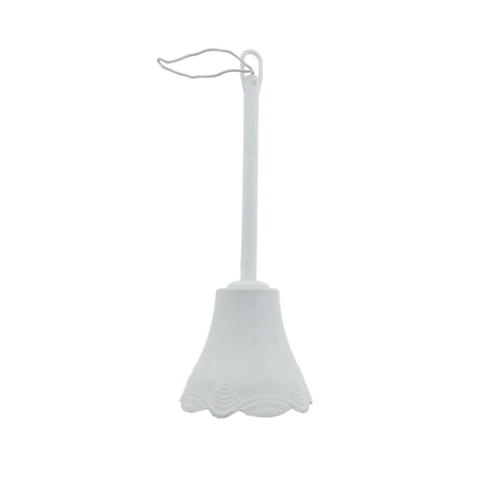 Tija cu dulie tip E27, ceramic, lungime 22.5 cm, 10A, 230V, Alb, TCL-BBL6739